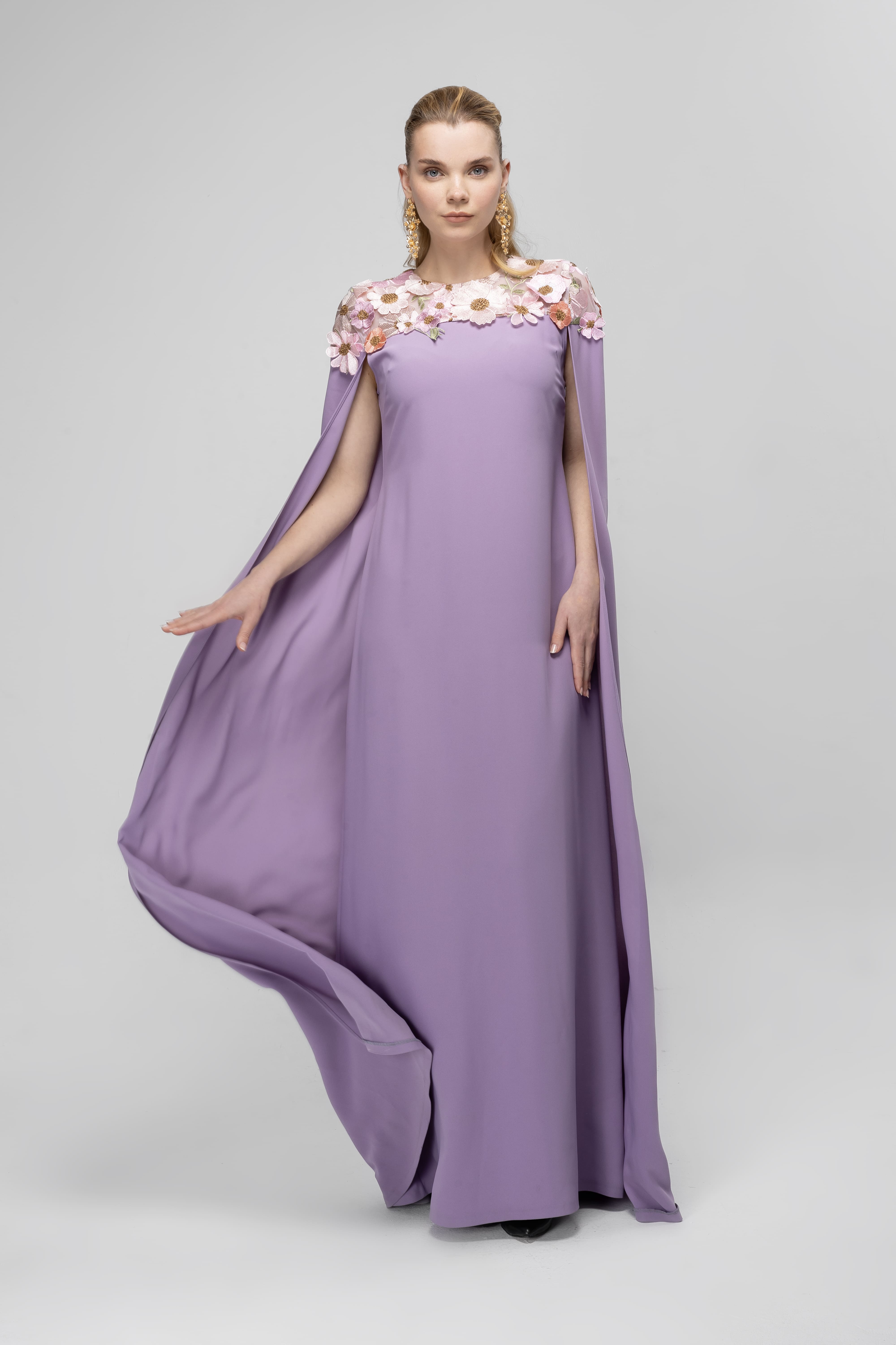 スーツ・フォーマル・ドレス ANDRESD embroidery cape dress embroidery cape dress | ANDRESD