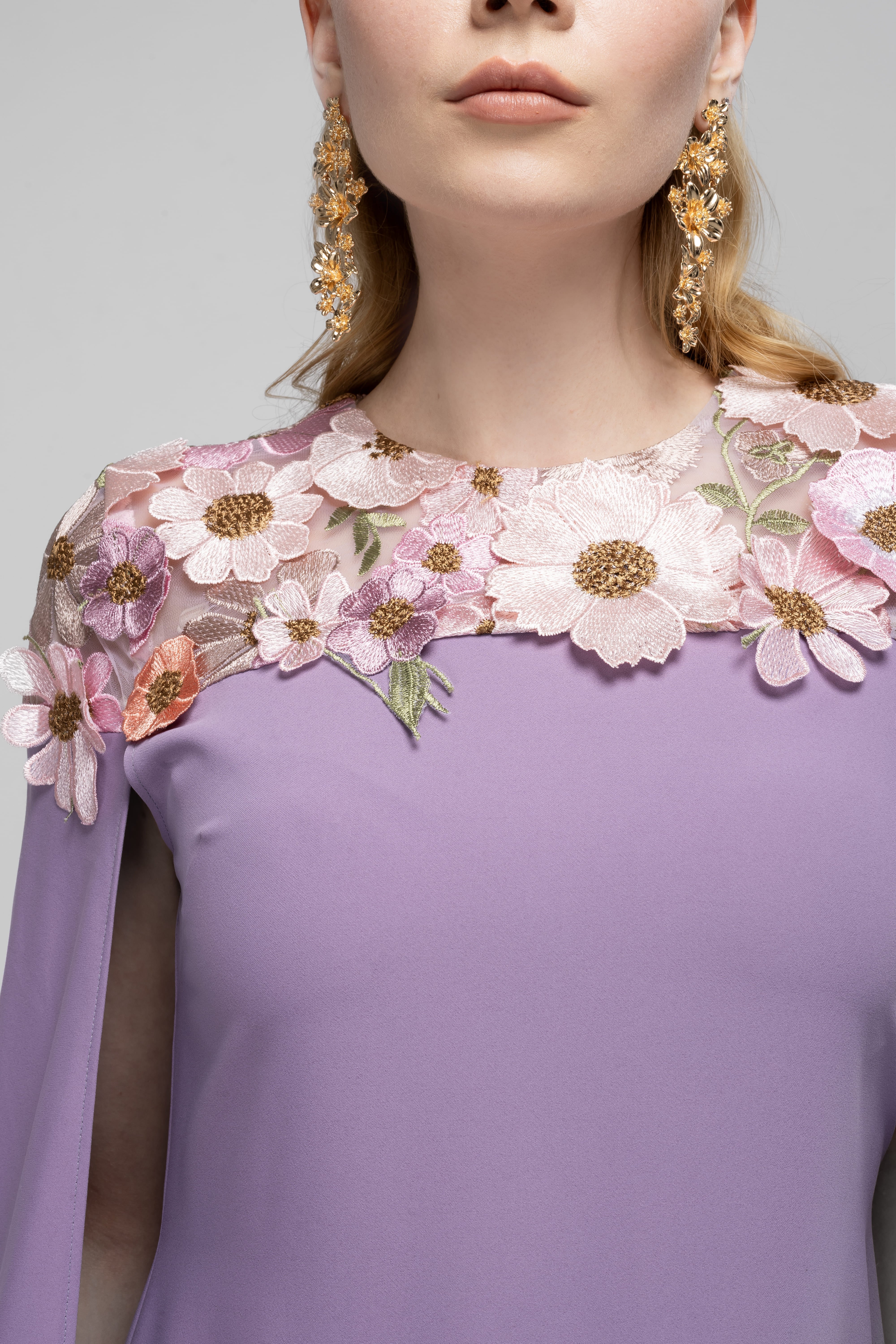 スーツ・フォーマル・ドレス ANDRESD embroidery cape dress embroidery cape dress | ANDRESD
